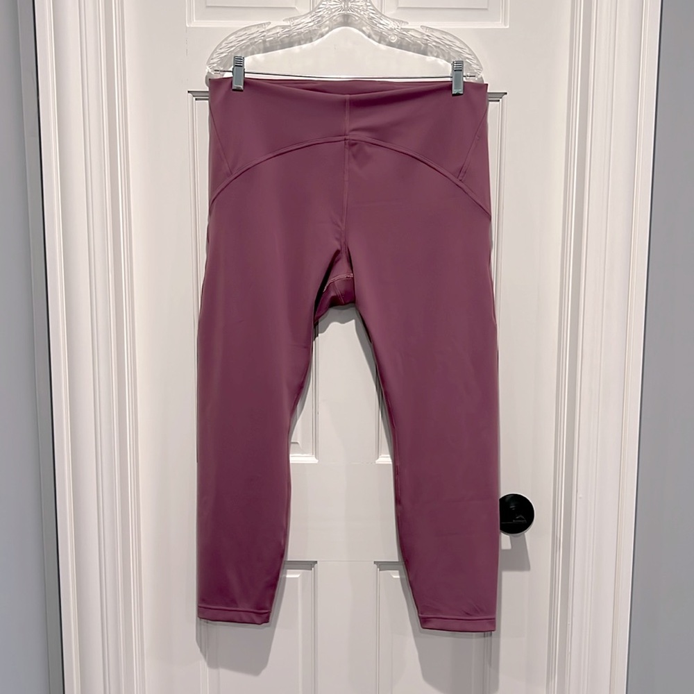 Lululemon InStill High-Rise Tight 25" Vintage Plum Size 16 Mauve Rose Pink - Picture 3 of 7